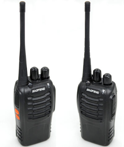 BAOFENG BF-888S Two Way Radio Long Range 16 CH Baofeng Radio and Tenway Covert Air Acoustic Tube Earpiece