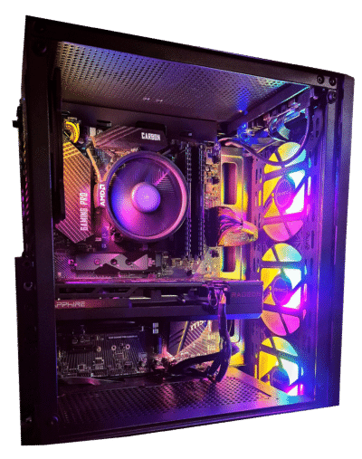 Shadow Striker Gaming PC – Ryzen 7 3700X + Sapphire Pulse RX 7600 + 16GB RAM (Pre-owned)