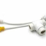 POE Splitter/Multiplexer 2-in-1 Network Cabling Connector Three-Way RJ45 Connector For HD IP Camera CCTV Accessories
