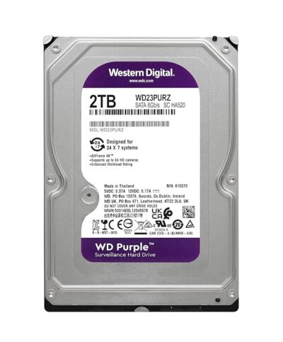Western Digital Surveillance Hard Drive 2TB
